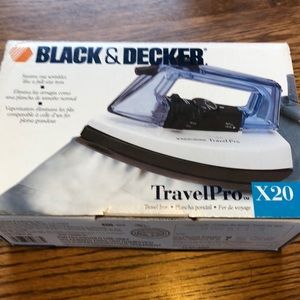 Black and decker travel pro X20 iron
